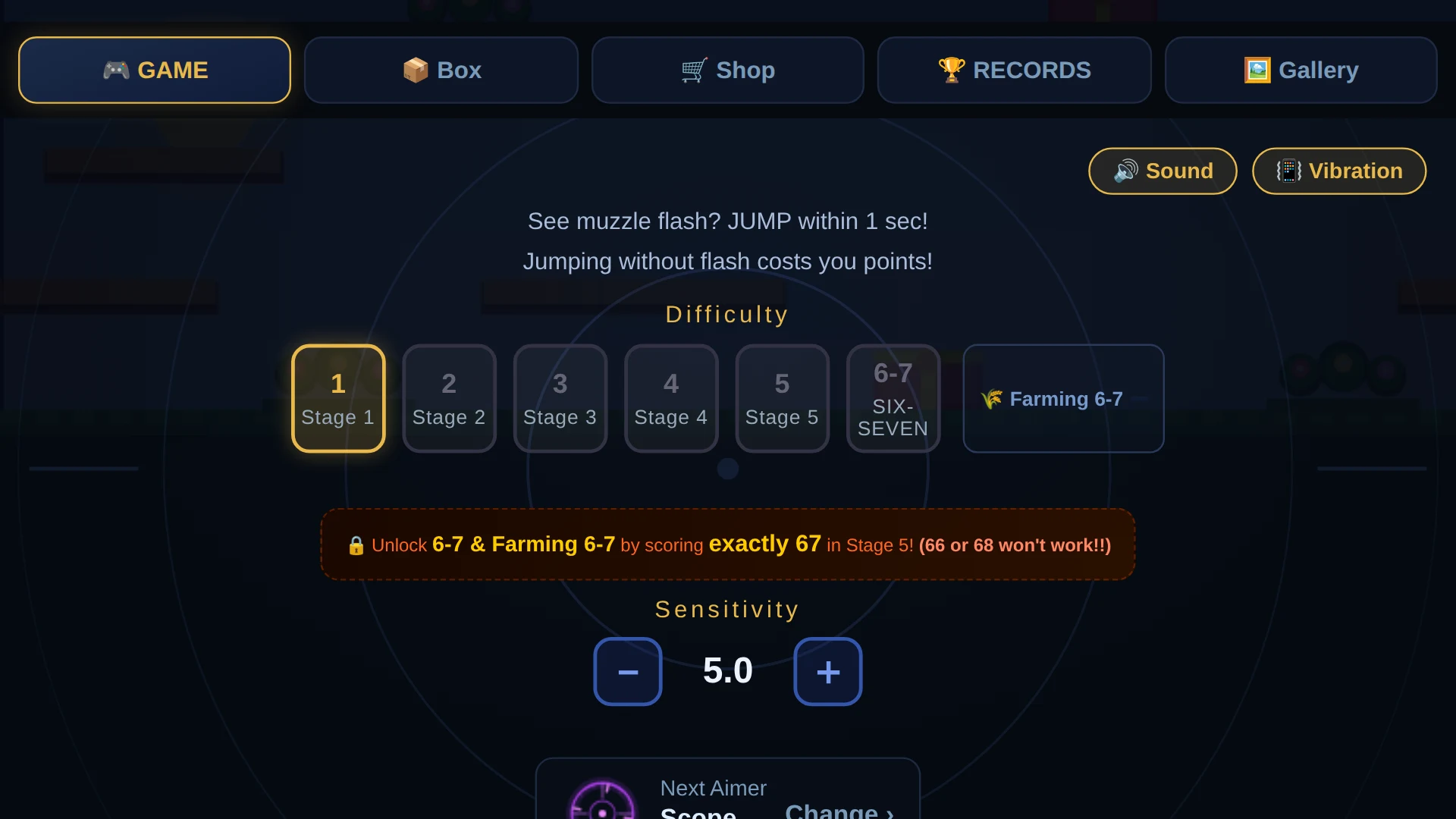 1 Min Aim: Casual Trainer, FPS screenshot
